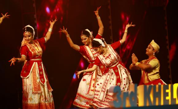 satriya dance during khelo India Opening Ceremony